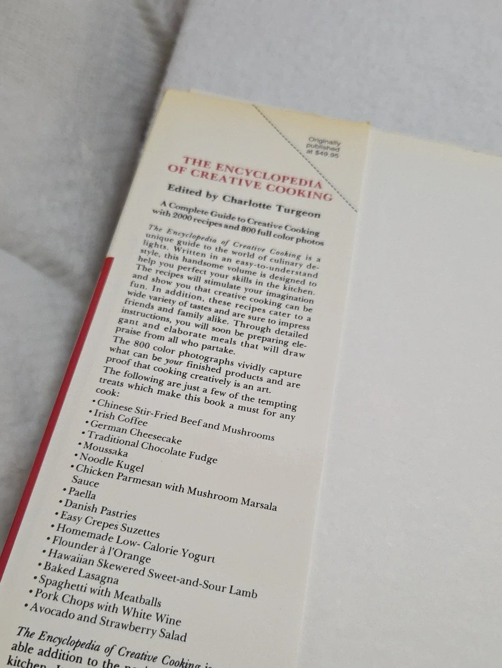 THE ENCYCLOPEDIA OF CREATIVE COOKING